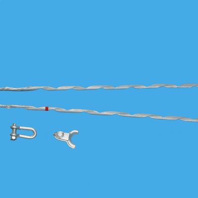 80kN Breaking Strength Preformed Suspension Set for Industrial made of Galvanized Steel and featuring Ball End Processing