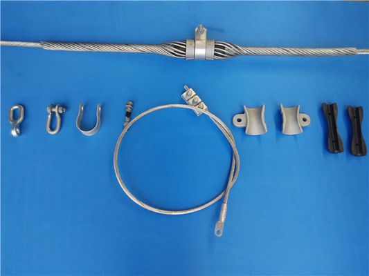 Abrazadera preformada de la suspensión de la aleación de aluminio OPGW